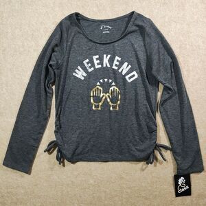 Art Class Gray Weekend Long Sleeve Shirt -I